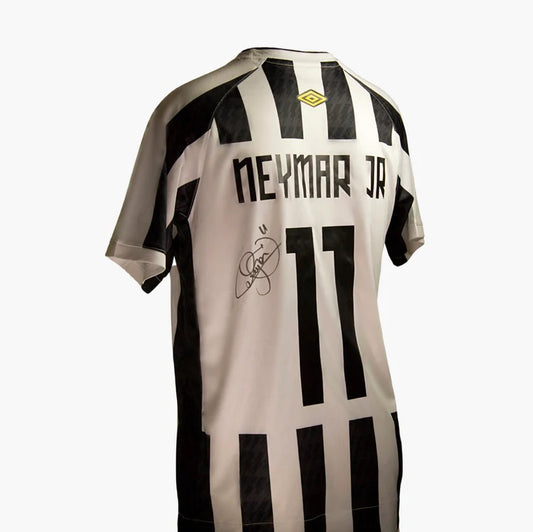 Camisa do Santos autografada pelo Neymar